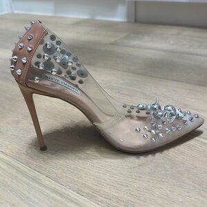 Steve Madden Spike crystal heels size 9